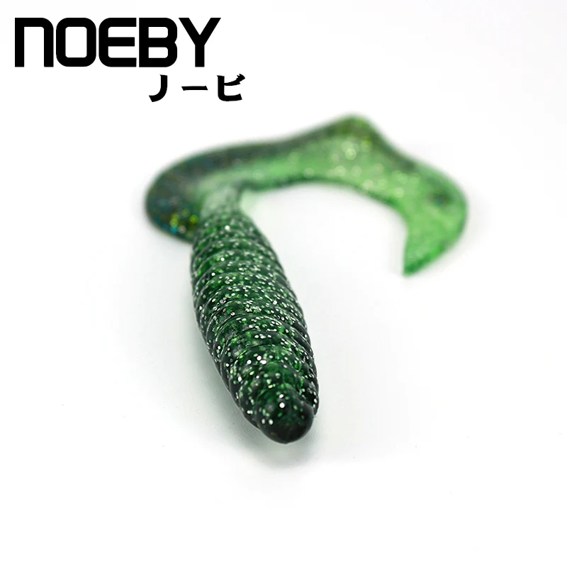 NOEBY 6 шт./партия, Мягкая приманка 85 мм/7 г, рыбная приманка вобблер, свинцовая наживка, крючок, мягкие черви креветки, океанские приманки, рыболовные снасти