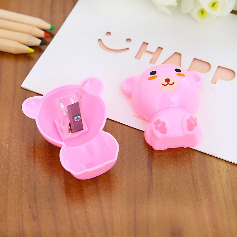 Милый медведь Kawaii креативный точилка для карандашей стационарная оптовая