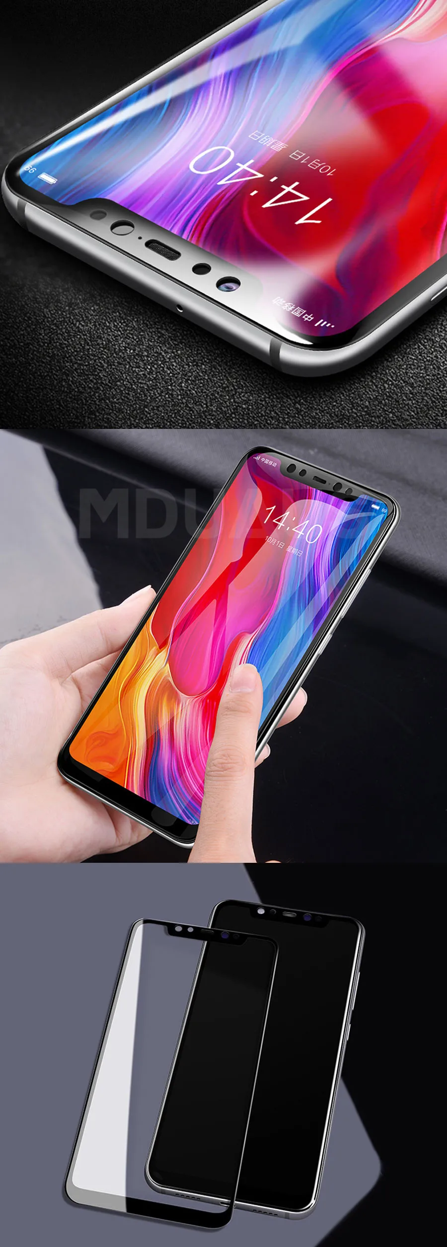 9D Защитное стекло для Xiaomi mi 8 9 SE A1 A2 Lite mi Pocophone F1 Max 3 2 Note 3 закаленное защитное стекло для экрана