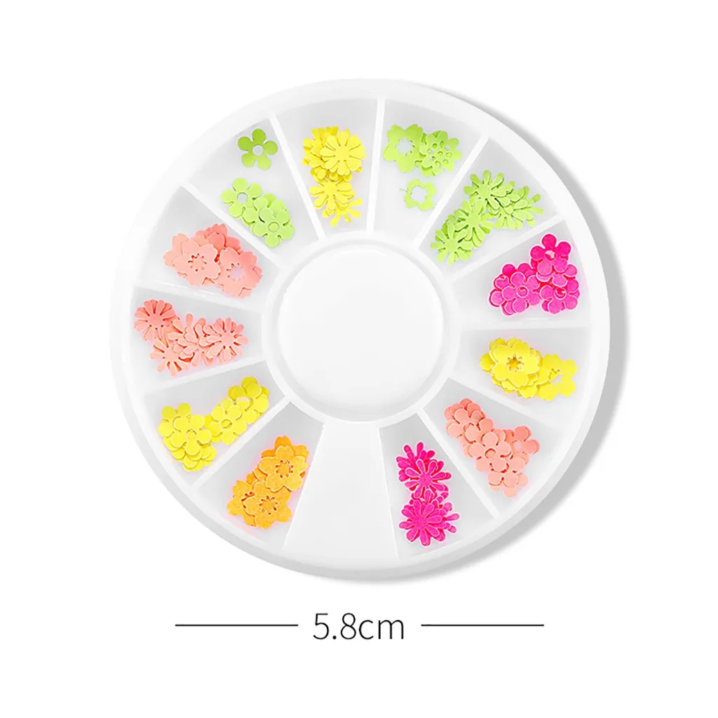 Украшение для ногтей 1 коробка наклейки на Кончики Искусственные цветы