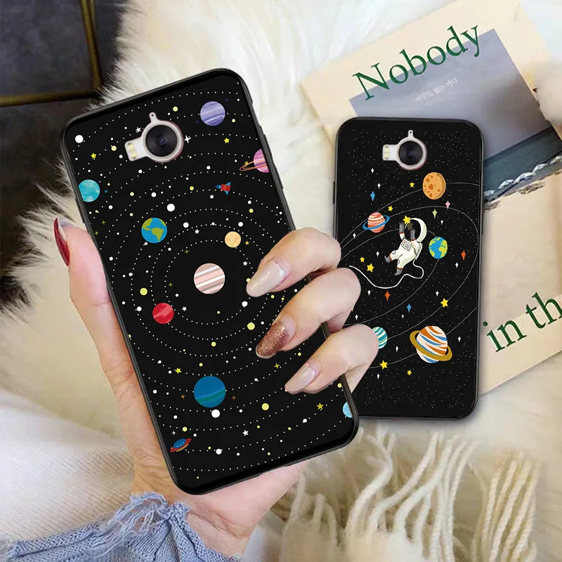 YOUVEI чехол для Coque huawei Y5 Mya-l22 Mya-u29 чехол черный мягкий TPU задняя крышка для huawei Y5 Y6 чехол для телефона