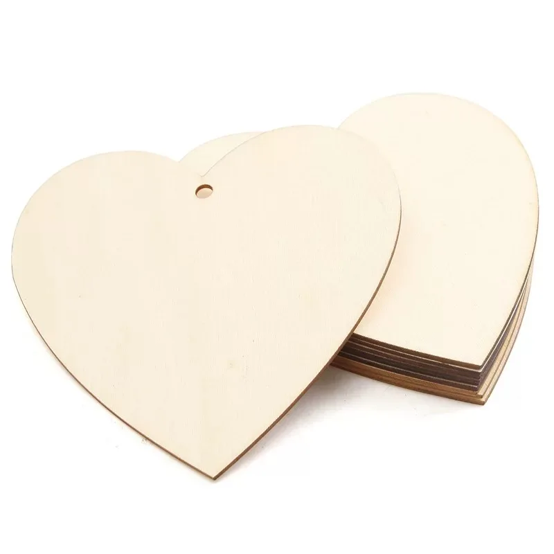 

wood shapes craft wooden hearts party decoration wedding