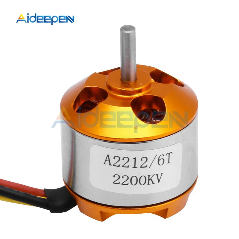 A2212 930KV 1000KV 1400KV 2200KV 2700KV бесщеточный двигатель для RC самолета мульти-коптера DIY Kit Высокое качество