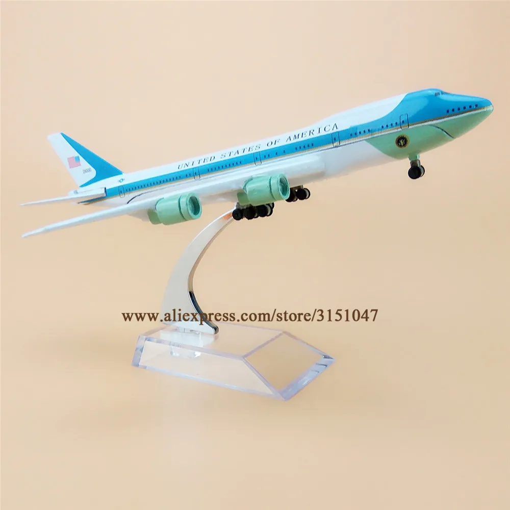ВВС Соединенных Штатов Америки B747 Boeing 747-200 авиакомпании модель самолета сплав