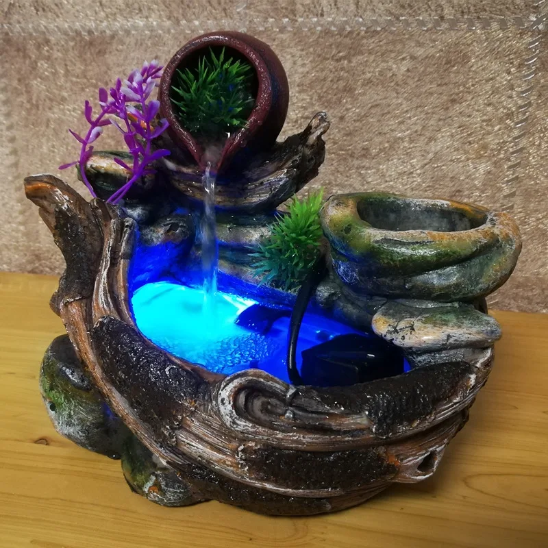 Растения сделай сам фонтан для воды медитация помогает Fengshui микро пейзаж