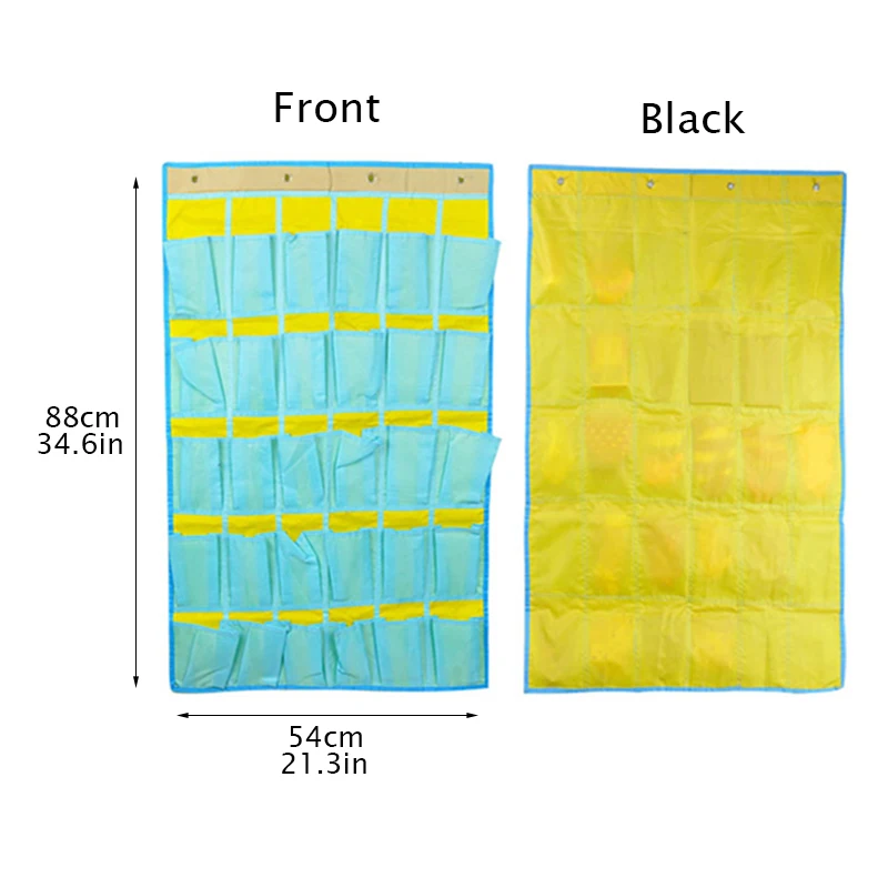 30 Кармановый хранитель из Оксфорда для органайзера на стену или дверь в ванную комнату, шкаф или для хранения нижнего белья.