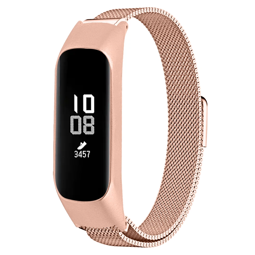 Для samsung Galaxy Fit-e R375 часы из нержавеющей стали ремешок для замены металлический Миланский Браслет часы на магнитном ремешке браслет
