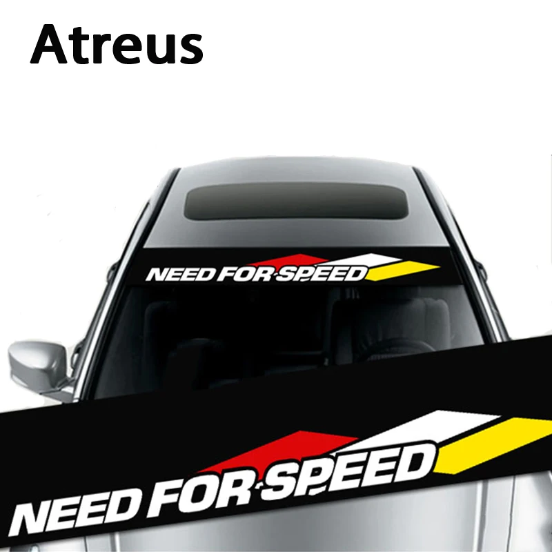 Водонепроницаемые наклейки на лобовое стекло автомобиля Atreus для Peugeot 206 308 2008 3008 508