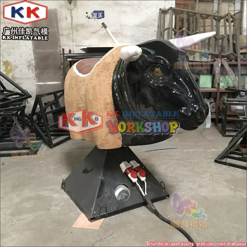 Christmas Red Amusement game inflatable mechanical bull riding toys | Игрушки и хобби