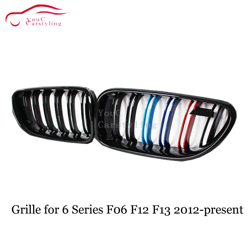 Решетка переднего бампера для BMW 6 серии F06 M6 F12 F13 2012 + 630i 640i 650i|Гоночные решетки| |