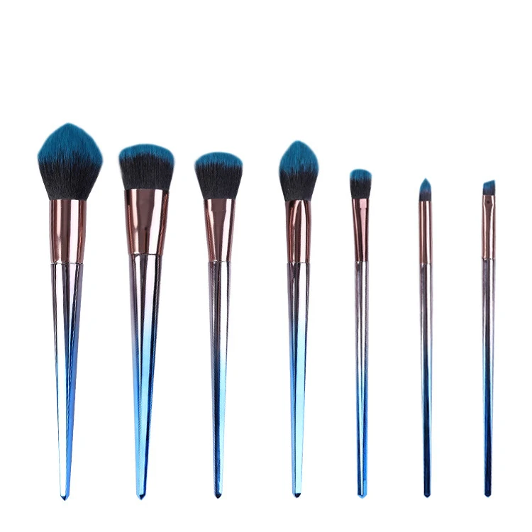 Seven black jump blue rink brush foundation beginner make-up tools do not eat powder makeup | Красота и здоровье