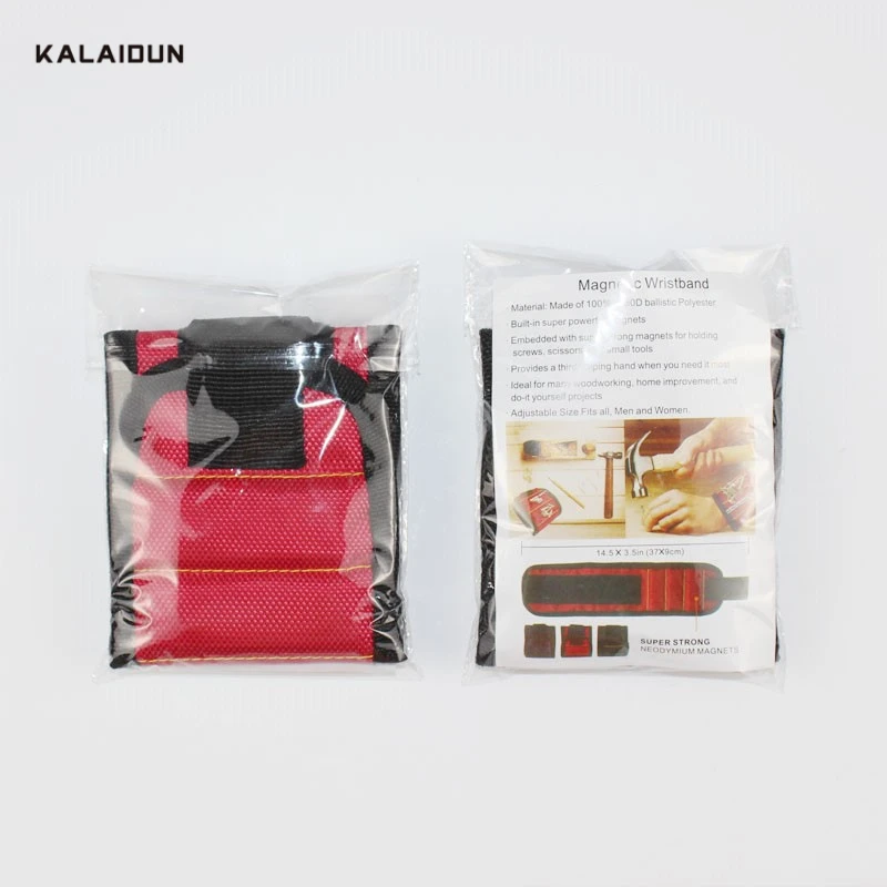 Магнитный браслет KALAIDUN магниты Портативная сумка для инструментов электрик