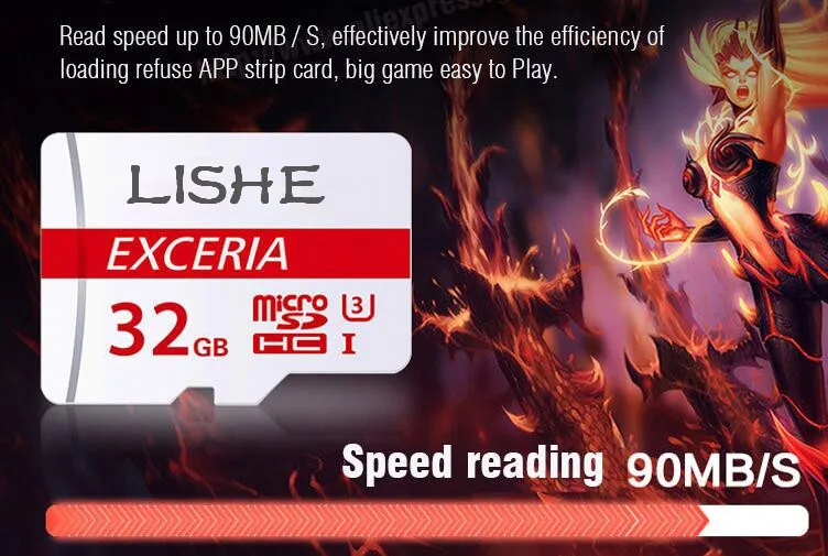 Tf карты Class 10 UHS-3 32 ГБ 64 128 Micro SDXC U3 TF флэш-памяти для хранения данных SD UHS-3For Samrtphone PC |