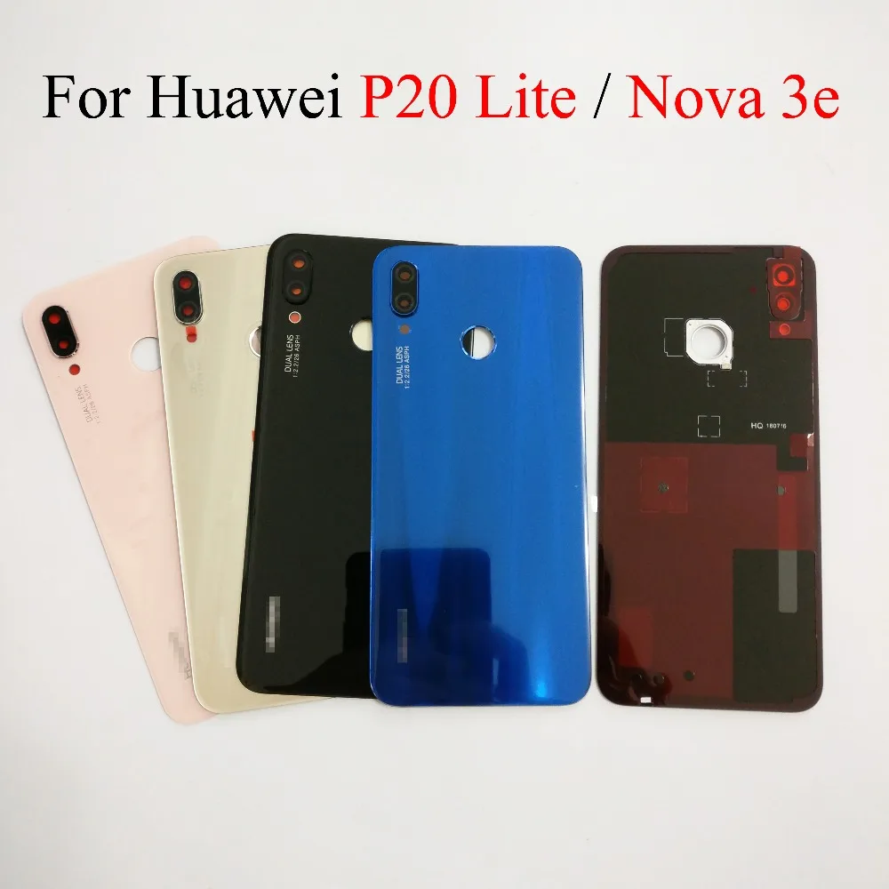 Оригинальный черный/розовый/золотистый/синий для Huawei P20 lite / Nova 3E сменная