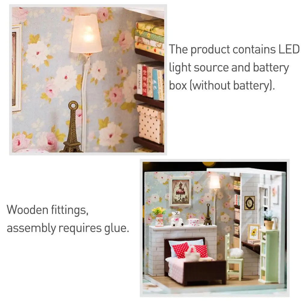 DIY дача ручной сборки модель инновационная игрушка без пылезащитный чехол
