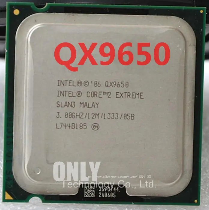 Процессор Intel Core 2 Extreme QX9650 SLAN3 SLAWN 3,0 GHz 12MB L2 1333MHz FSB LGA775 четырехъядерный процессор