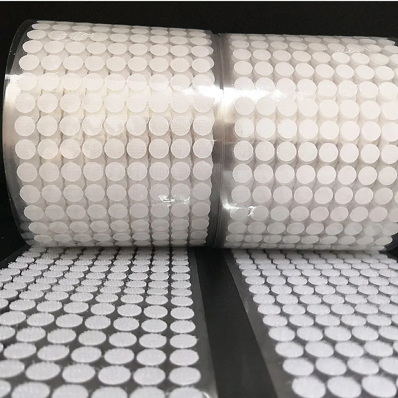 White 10mm 50Pairs 50 пар 20*28 мм самоклеящаяся крепежная лента крюк-петля сильный клей Волшебный стикер диск Белый Черный Монеты крюк-петля лента для домашнего использования - Цвет: White 10mm 50Pairs