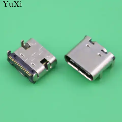 YuXi USB 3. 0 Type-C 16-контактный Женский Разъем для стандартного зарядного порта, разъем для зарядки, буксировочный штекер