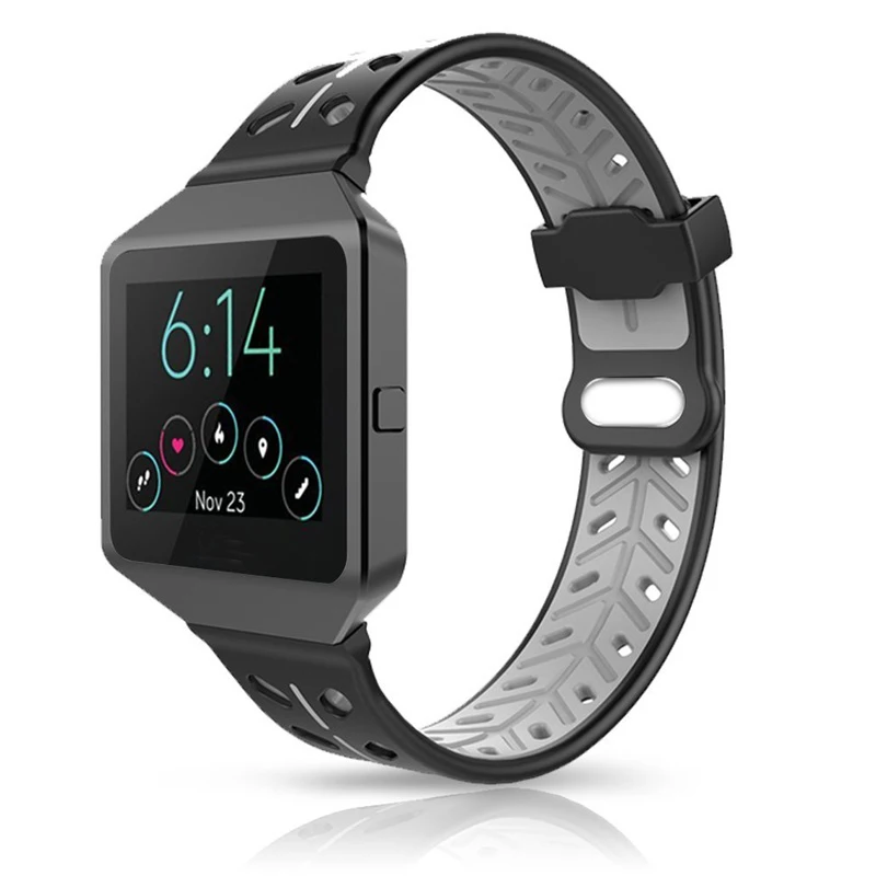 Bemorcabo Мягкие силиконовые часы ремешок Браслет для Fitbit Blaze Смарт фитнес Спорт