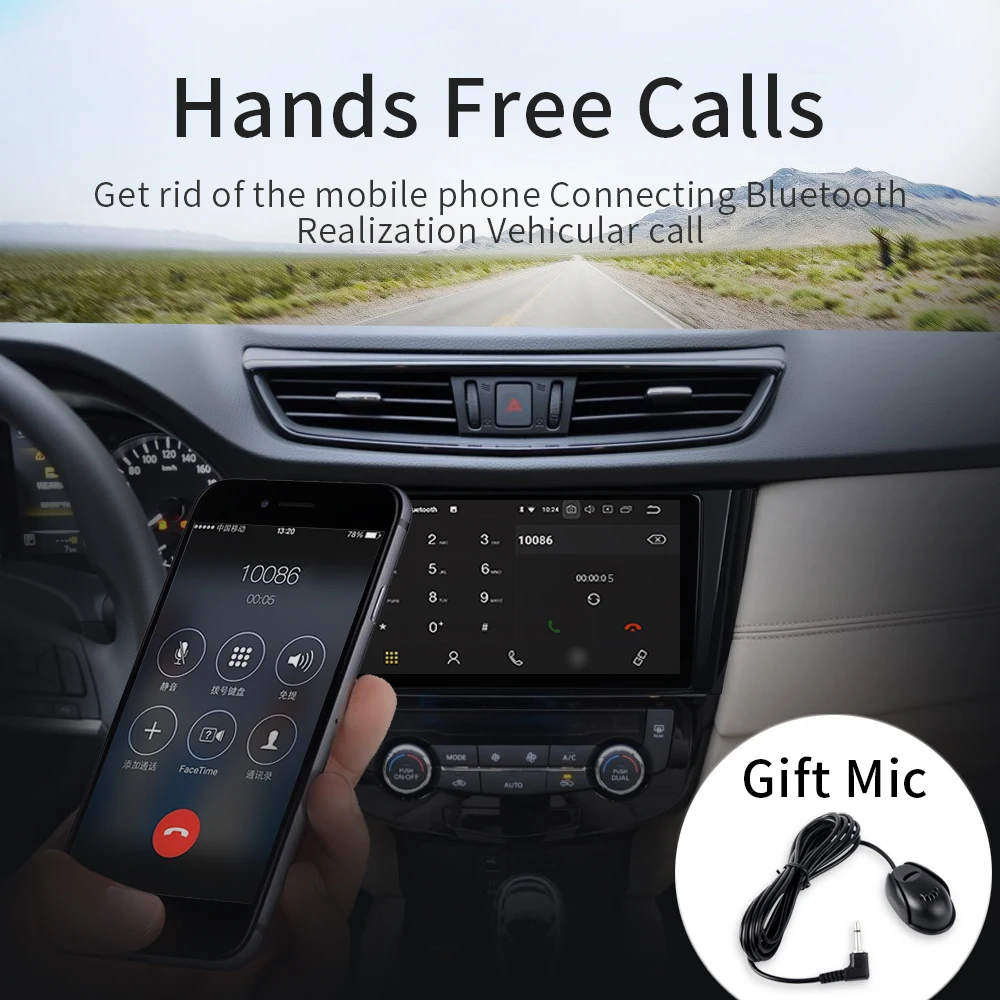 Dasaita 10," Android 9,0 Автомобильный gps радио плеер для Nissan Qashqai мультимедиа с восьмиядерным процессором 4 Гб+ 32 ГБ авто стерео