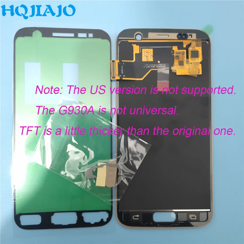 Тестовый OLED ЖК-дисплей для SAMSUNG Galaxy S7 G930 G930F ЖК-дисплей сенсорный экран дигитайзер для SAMSUNG S7 G930F SM-G930F в сборе