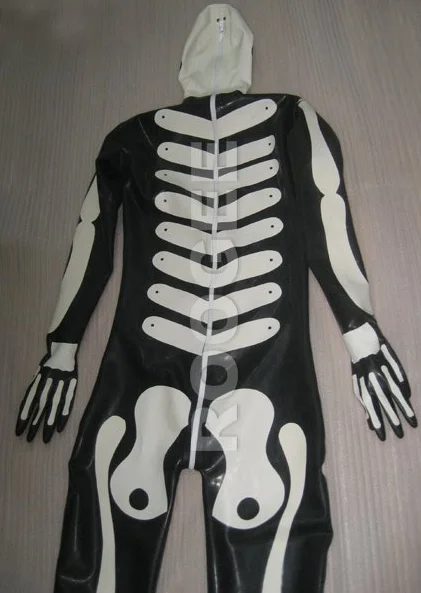 Full cover latex skeletor catsuit | Тематическая одежда и униформа