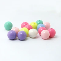 20pc 8mm cute girls diy candy color diy acrylic beads for bracelet necklace mutil colors bead for diy jewelry making accessories