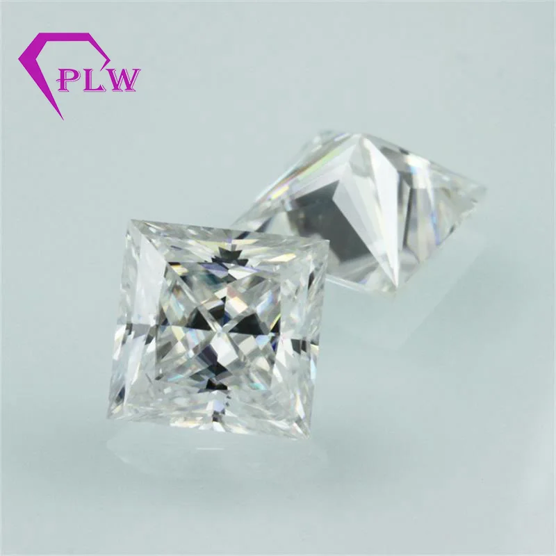 Moissanite/ожерелье серьги из Прованса с драгоценными камнями 1 карат 5 5*5 мм цвет 3ex VVS |