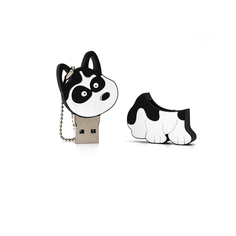 Usb-флеш-накопитель в виде мультяшного животного Хаски самоид миниатюрный