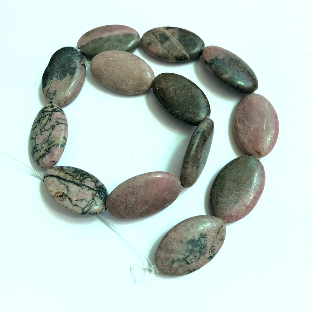 

Wholesale 1string Natural Rhodonite Gem stone Beads18x30mm Marquise Beads,Loose Stone Beads For Jewelry making 15.5"