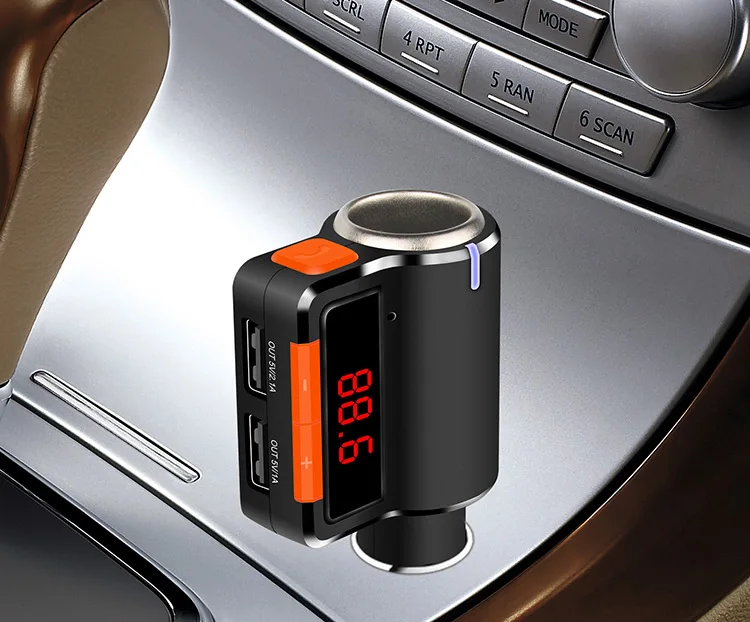 BC09 car Bluetooth FM hands-free dual USB 3.1A charger MP3 player | Автомобили и мотоциклы