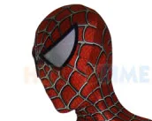 Костюм Человека-паука Raimi с 3D принтом маскарадный капюшон маска Zentai Spidey линзы |