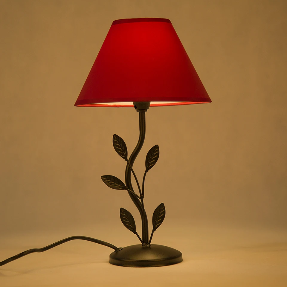 Original Design Table Light Five Leaf Shape Hot Selling Indoor Living Room Bedside Bedroom Decor Led Bulbs Desk Lamp | Освещение