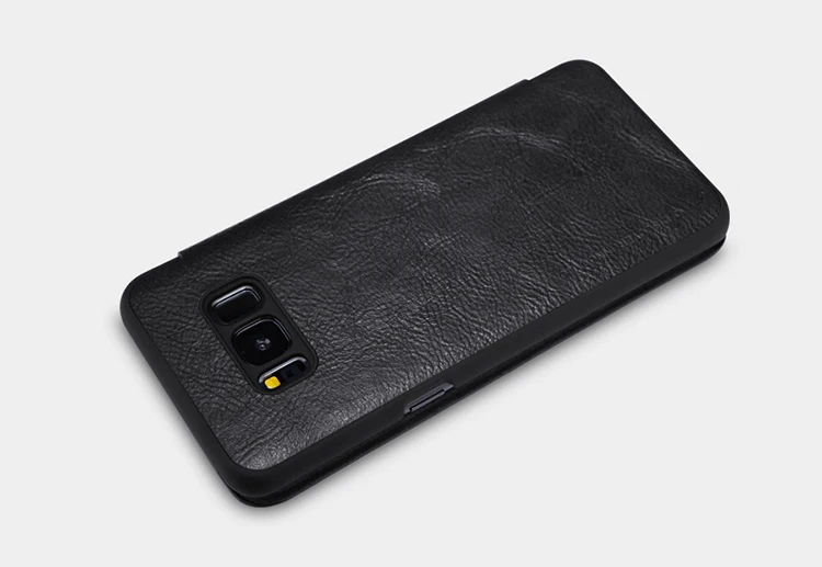 Чехол-книжка Nillkin для samsung Galaxy S8, 5,8 дюймов/S8 Plus, 6,2 дюймов, серия Qin, чехол из искусственной кожи для samsung S8, чехол