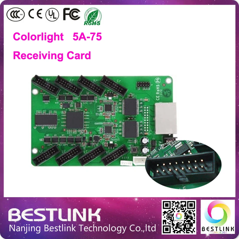led control card Colorlight controller 5A-75 syschronous receiving for p6 p8 p10 p12 p16 p20 display screen | Электронные