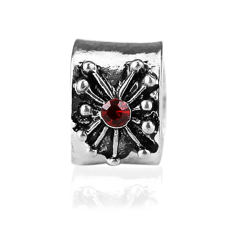 Серебристые бусины-разделители из металлического сплава изысканные изогнутые