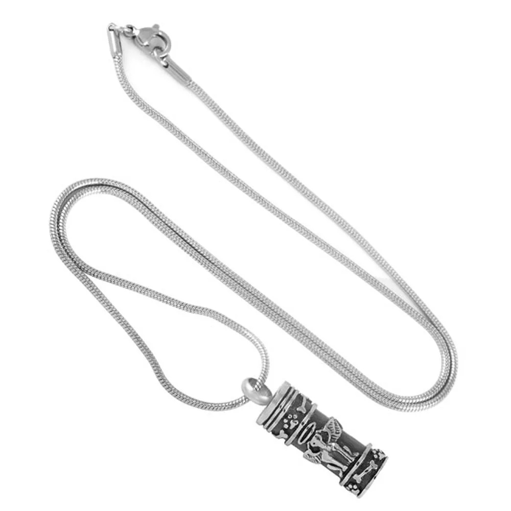 Retail Wholesale Pet Necklace Stainless Steel Angel Paw Print Multifunctional Pendant Cremated Jewelry and Commemorative | Украшения и