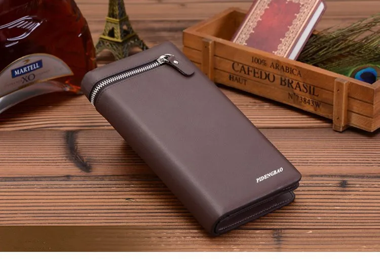 2015 бесплатная доставка оптовая продажа мужской кошелек на молнии брендовый из