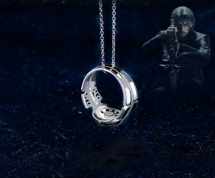 Финальная фантазия 15 FFXV Regis Lucis Caelum кольцо храбрости эксвиус Святой S925