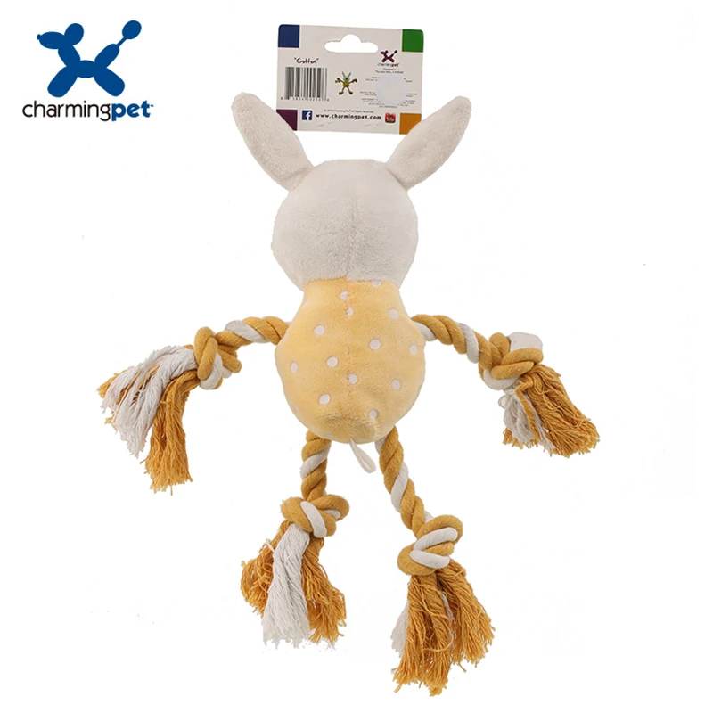 Charmingpet собака кролик узел взаимодействие животное обучение пищащие игрушки | Дом