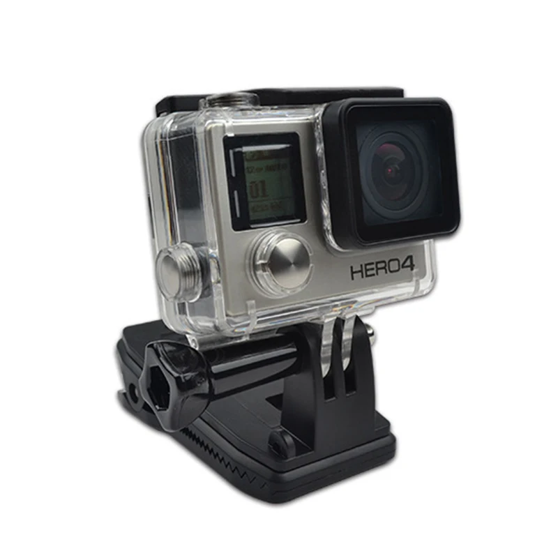 Спортивные камеры Xiaomi Yi GoPro Sjcam рюкзак зажим Крепление для Go Pro 3 SJ4000/SJ5000/SJ6000/SJ7000