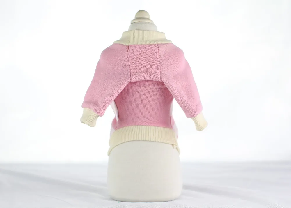 Big Eyes Striped Dog Hoodies Sleeves Downs Clothes for Dogs Yorkshire Winter Pet Chihuahua Maltese 6DLP59 | Дом и сад