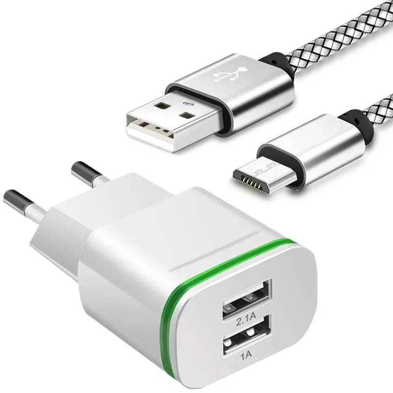 Charger and 1M Cable 20 см короткий 1 м/2 м длиной V8 Micro usb кабель для зарядки кабель для зарядного устройства для samsung A2 Core M10 A10 J6 J4 Plus смартфон - Тип штекера: Charger and 1M Cable