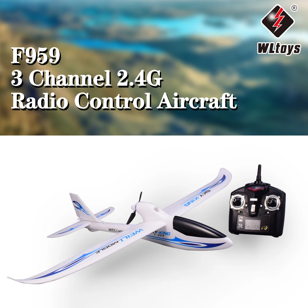 WLtoys F959 Sky king 2 4G 3CH Wingspan радиоуправляемый самолет с дистанционным управлением