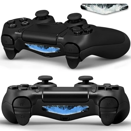 Штормовой дизайн ПВХ светодиодный световой бар на заказ для Playstation 4 наклейка на кожу наклейка для PS4 Dualshock контроллер - Цвет: 2