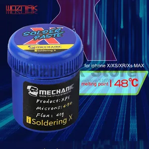 Специальная паяльная паста MECHANIC для IPHONE XXSXRXs MAX 148 градусов Оловянная паста без свинца низкотемпературная жестяная шлама
