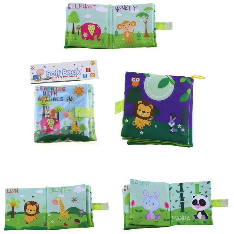 1 шт. детская Развивающая книжка на английском языке|juguetes bebe|cloth baby bookbaby book |