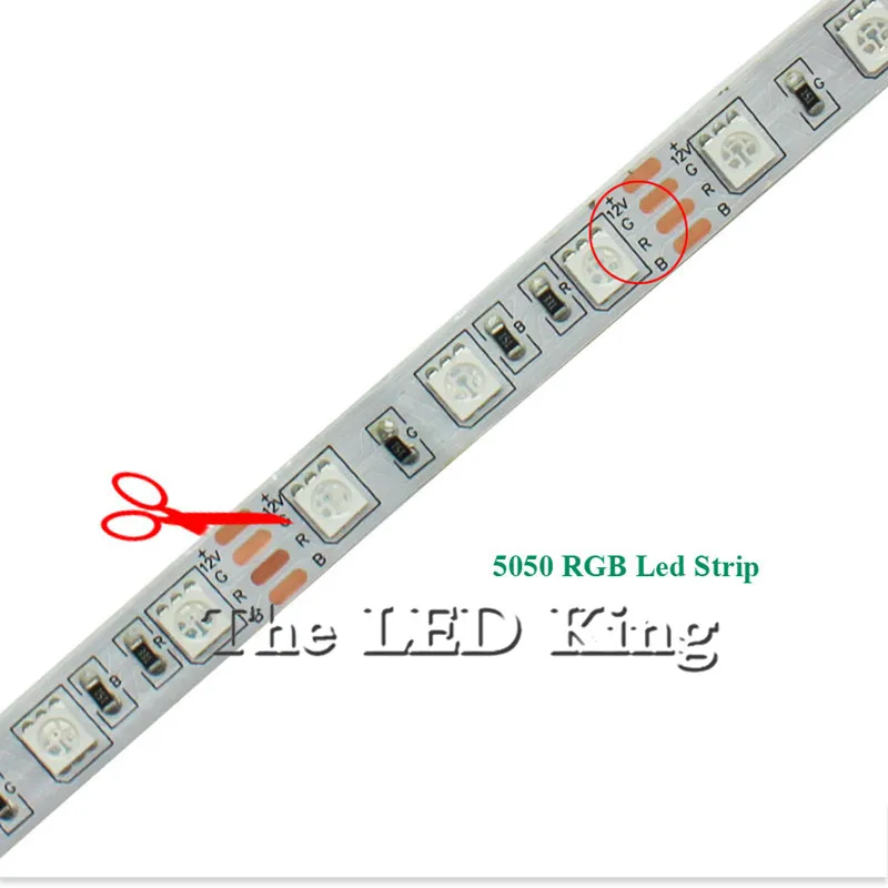 Светодиодный DC12V 5050 RGB Светодиодные ленты света 5 м/рулон 300 светодиодный гибкая световая полоска не обладает водонепроницаемостью: украшения для домашнего интерьера свет полный комплект