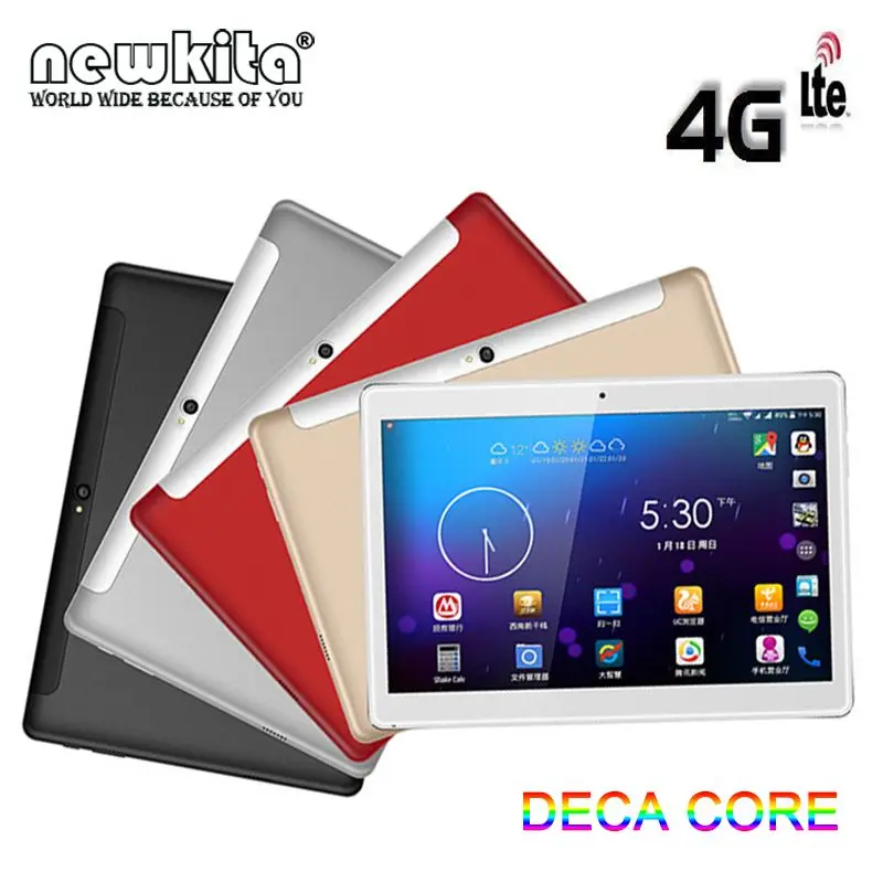 10.1 inch MT6797 Deca Core Tablet PC Android 7.0 P+G 1920*1200 IPS Screen 128GB Rom Dual-Band 5G WiFi GPS 3G 4G LTE 10 Core