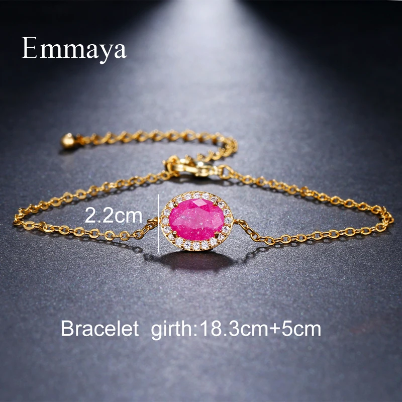 Emmaya модный элегантный бренд AAA Цирконий шесть цветов Великолепные регулируемые